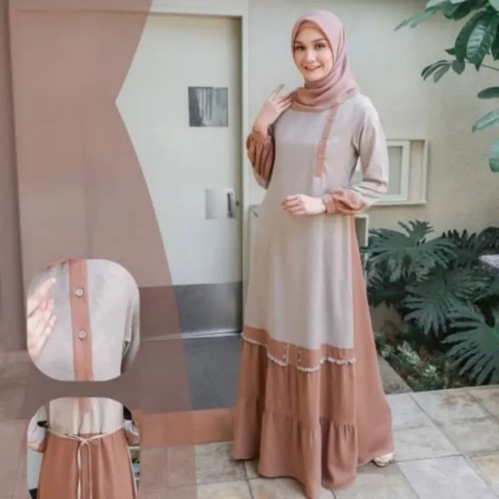 Gamis Seply Meyra 165 Brown XS