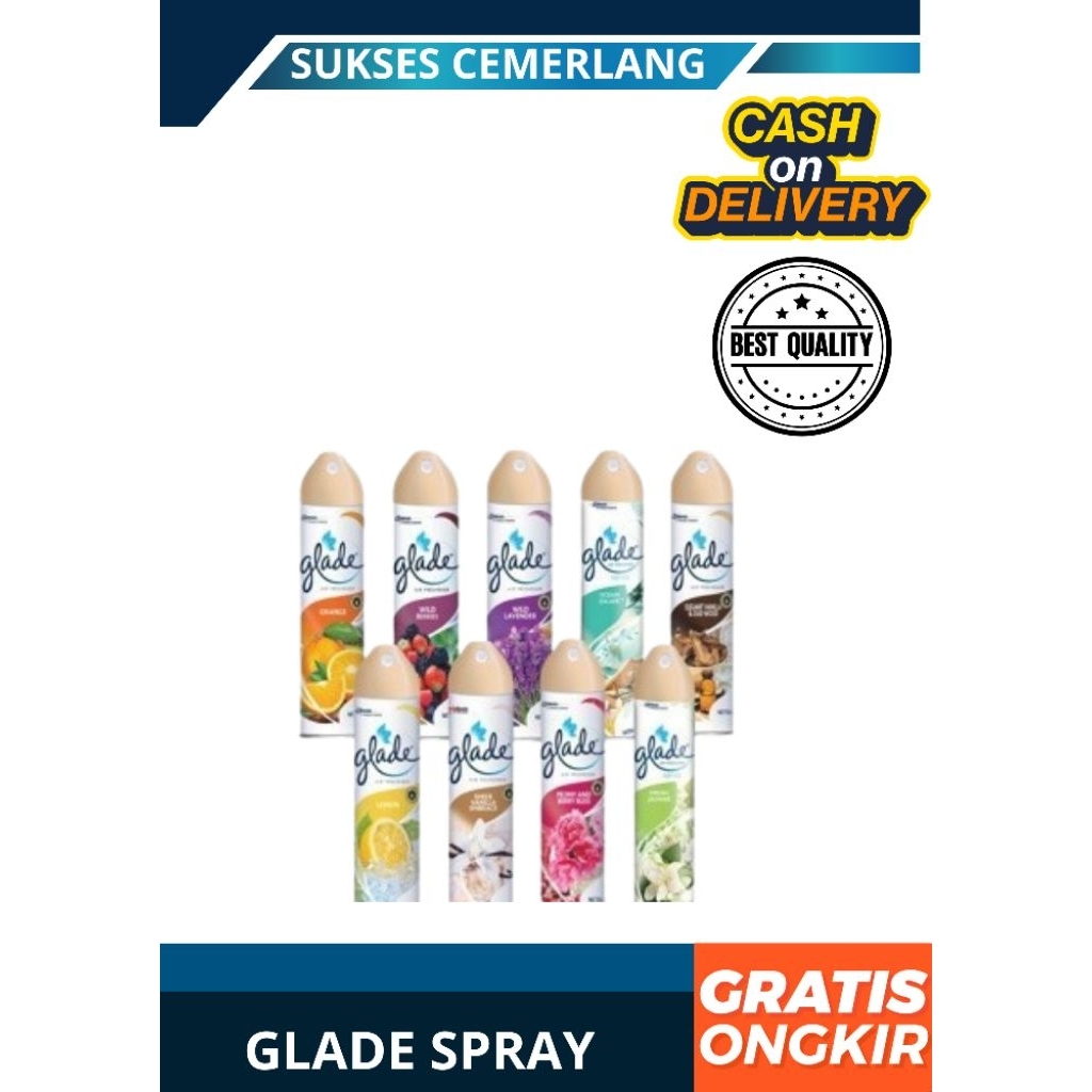 [1PCS] Glade spray 350ML glade spray murah glade spray glade refil