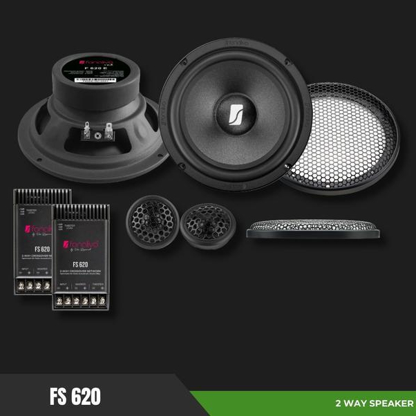 Speaker 2 Way Fonalivo FS 620 Component Set By Vox Research