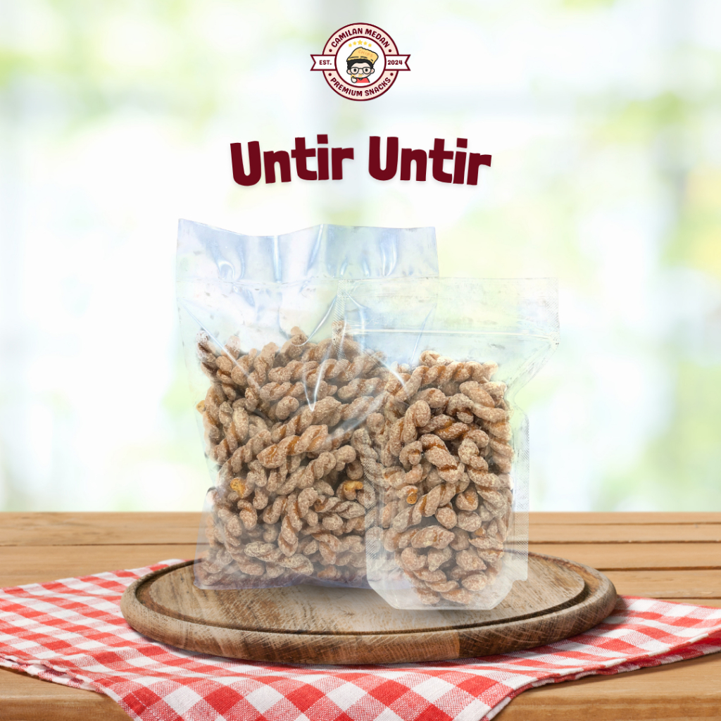 

Untir Untir Rapuh Kue Jadul Tali Tambang Manis Cemilan Ringan Camilan Medan 200 dan 500 gram