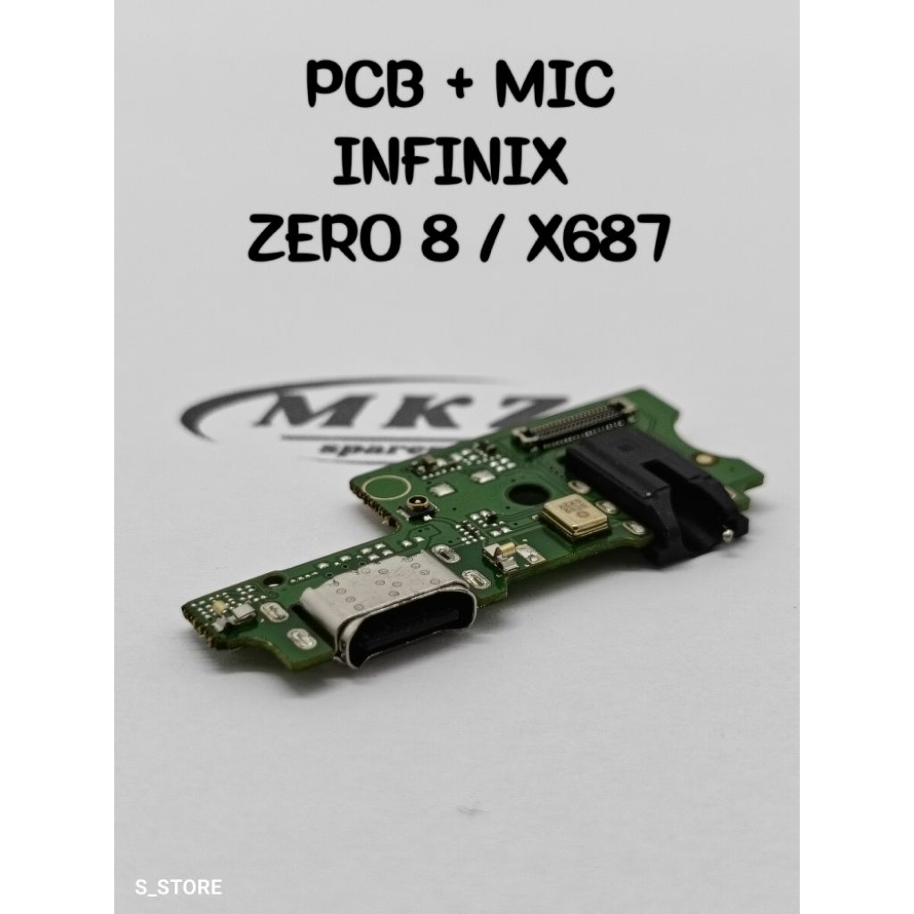 CONNECTOR CHARGER INFINIX ZERO 8 X687 PAPAN KONEKTOR CAS PCB BOARD INFINIX ZERO 8 X687