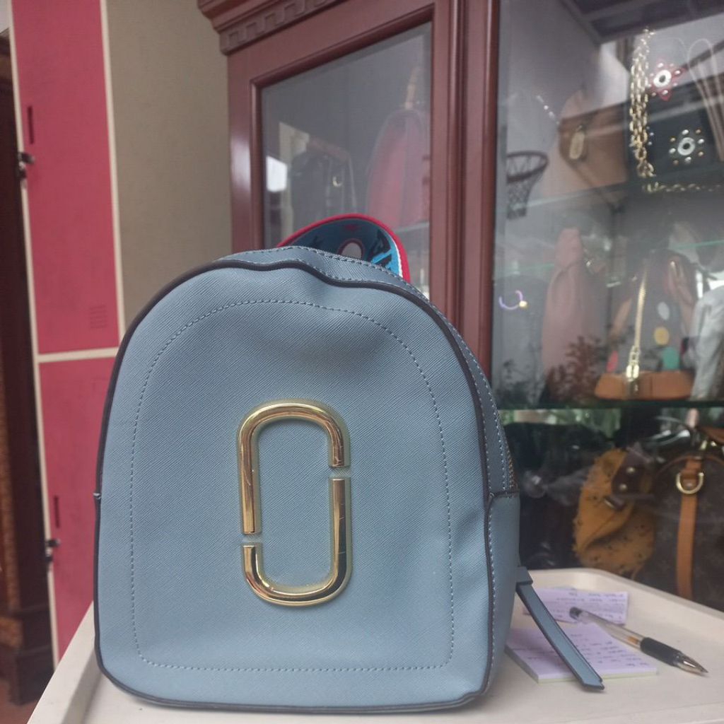 TAS RANSEL MINI MARC JACOBS Light Blue
