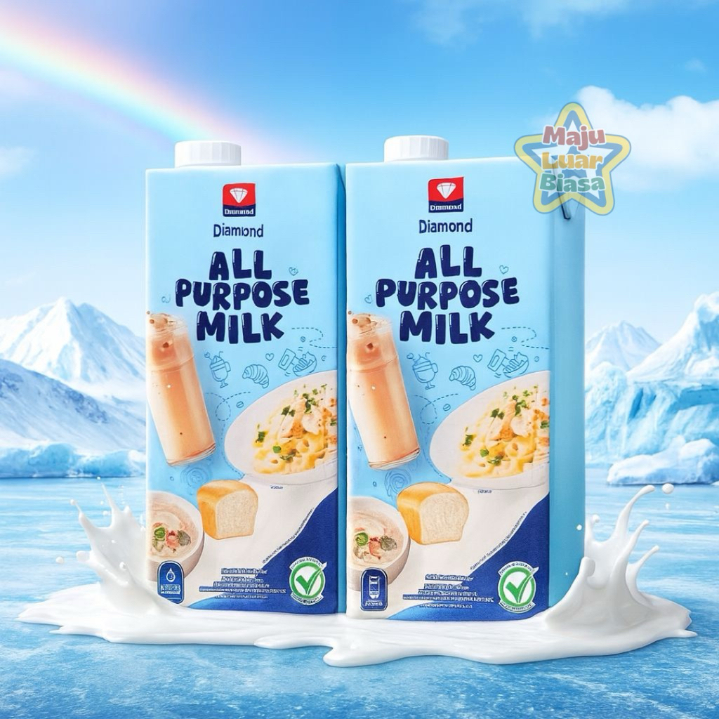 

UHT DIAMOND All Purpose Milk kemasan 1lt
