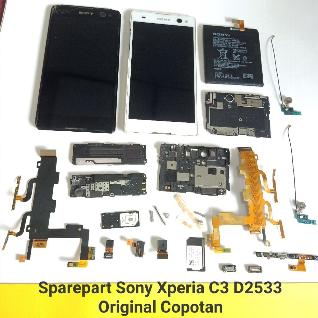 Sparepart original copotan  Sony Xperia C3 D2533 Second normal sesuai gambar