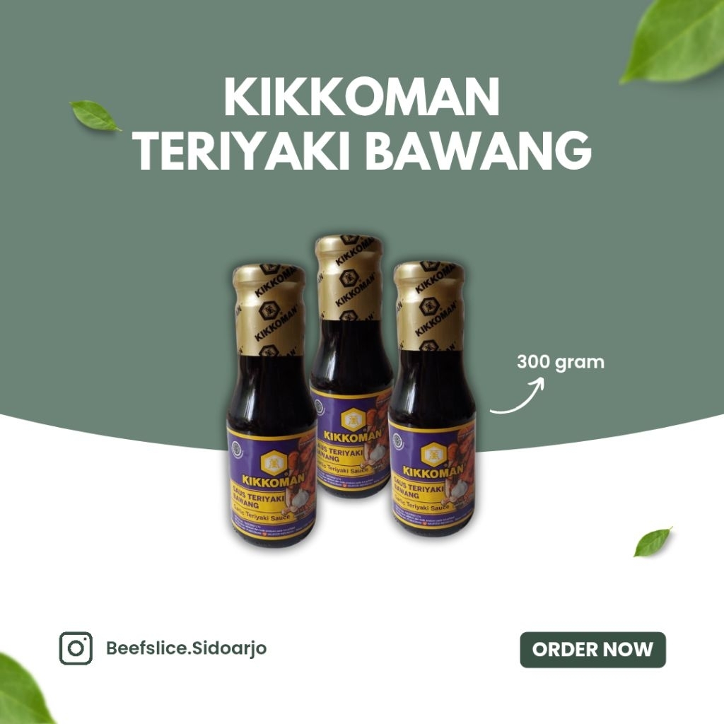 

READY Kikkoman Teriyaki Bawang 300 Gram