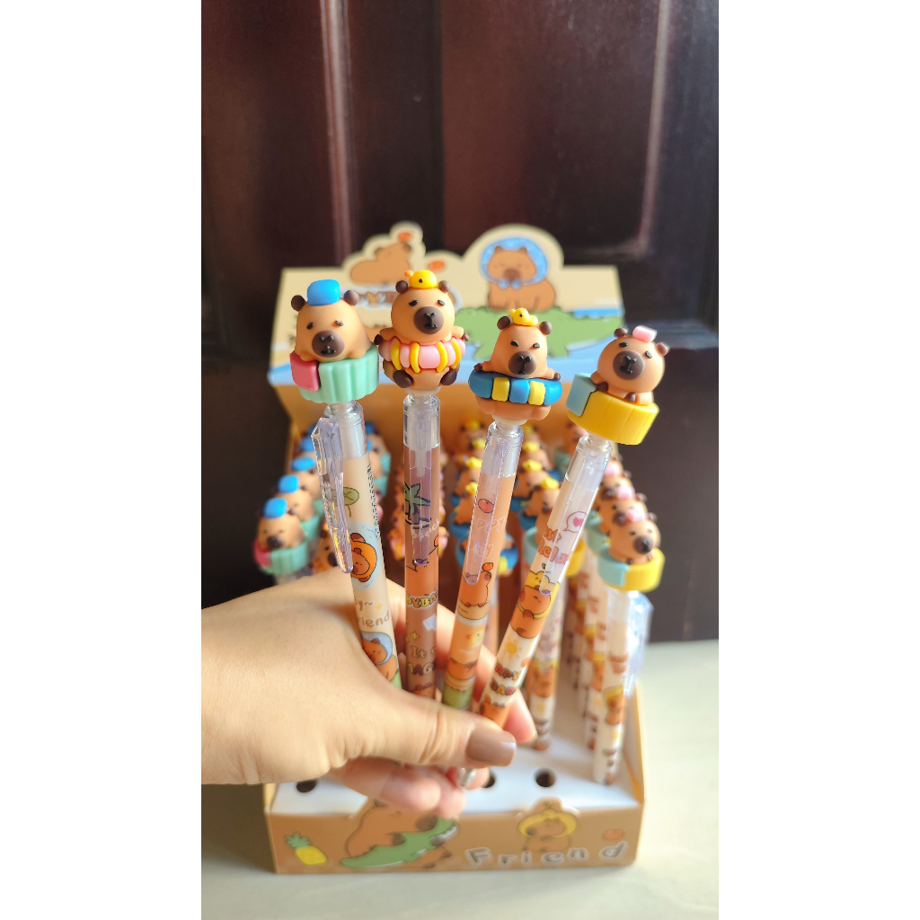 

GEMILANGWALLPAPER - PULPEN CETEK KEPALA KARET CAPYBARA | PULPEN TINTA HITAM | ALAT TULIS SEKOLAH | PEN CAPYBARA | PEN LUCU