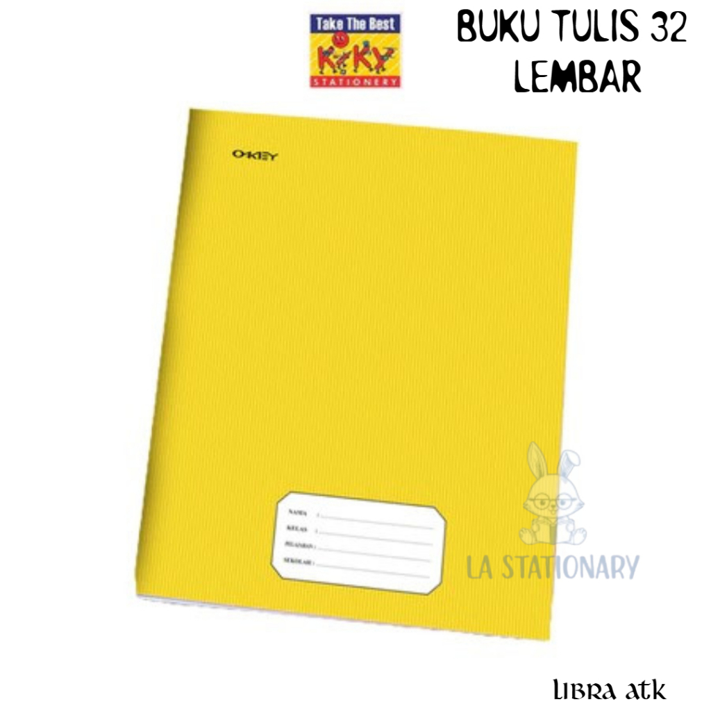 

OKEY Buku tulis 32Lembar 1 pack isi 10buku