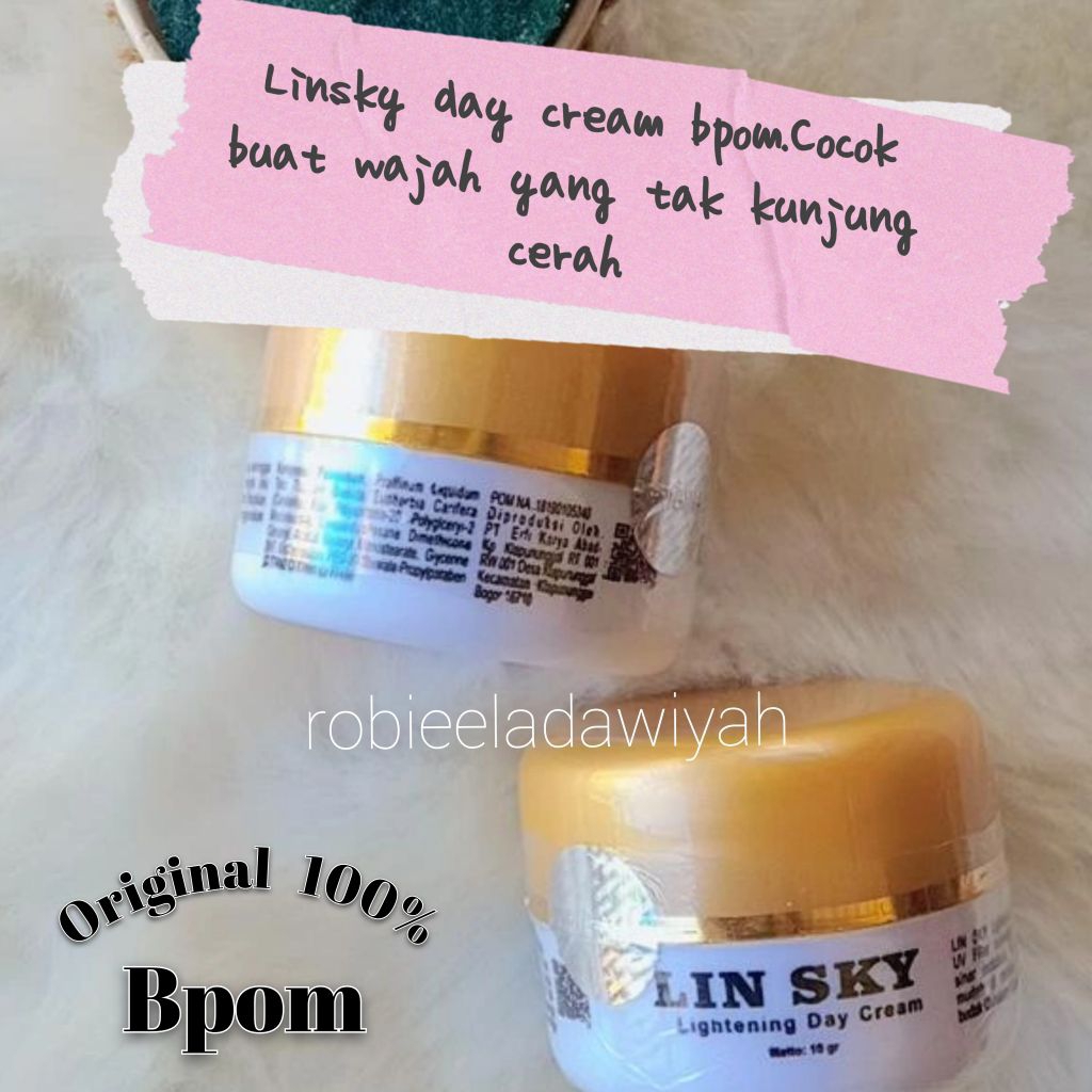 linsky day cream bpom/lin sky lightening day cream