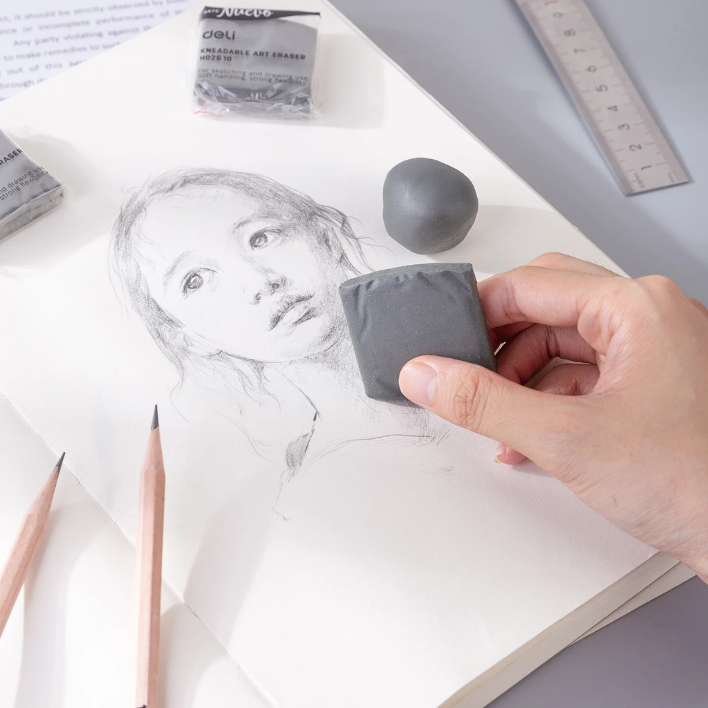 

[Artopia] Penghapus Deli Karet Rubber Kneadable Eraser Elastis Dibentuk