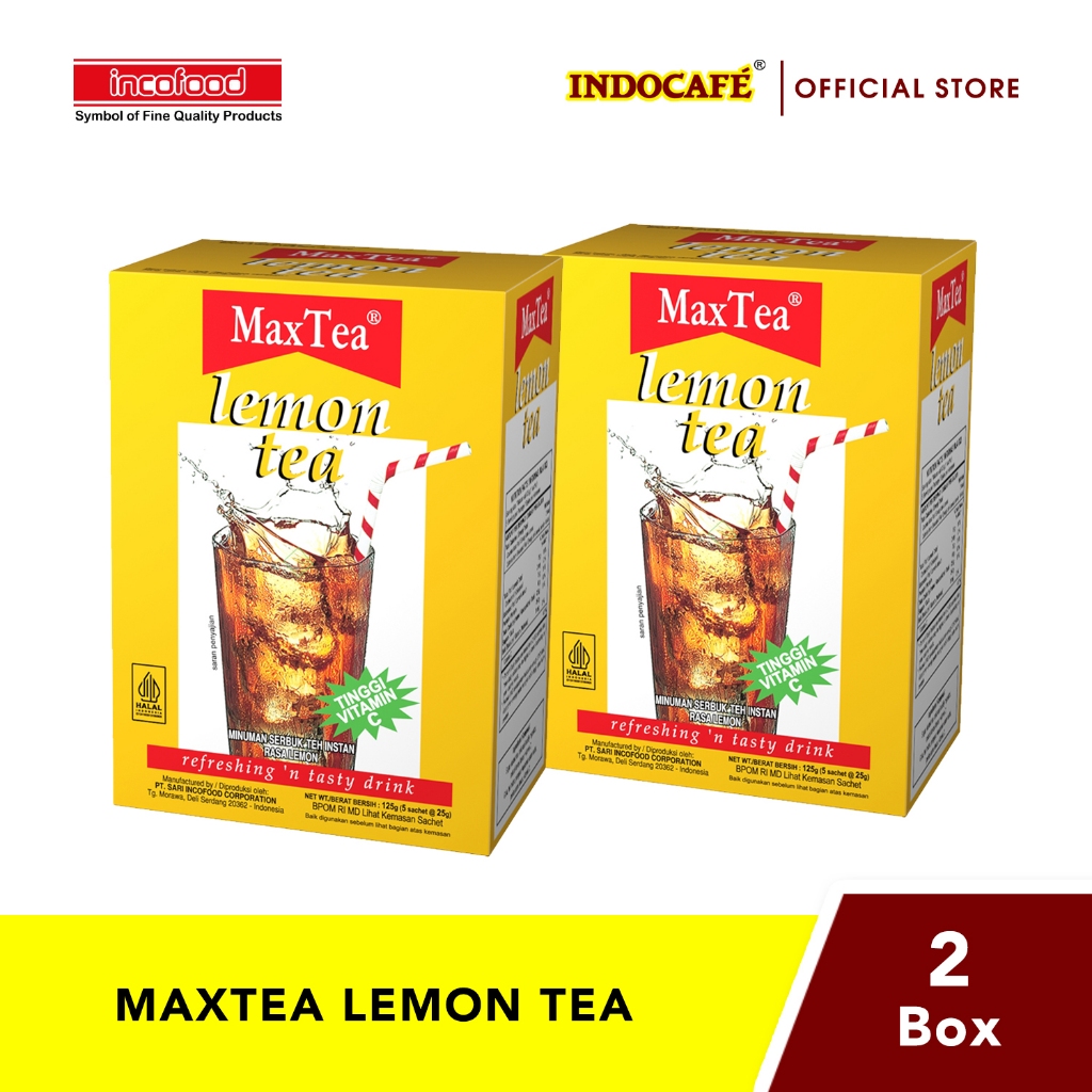 

2 Kotak MaxTea Lemon Tea (5 sachet)
