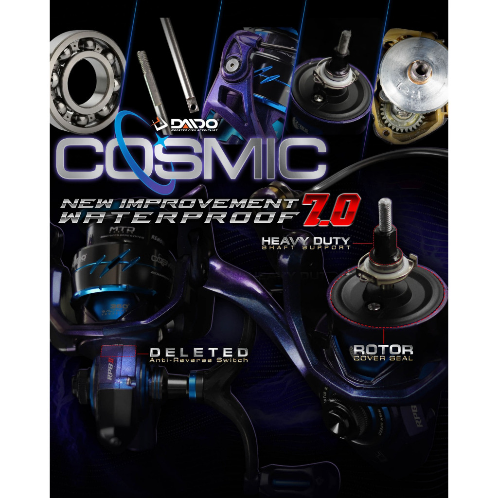 Reel Spinning Daido Cosmic SW