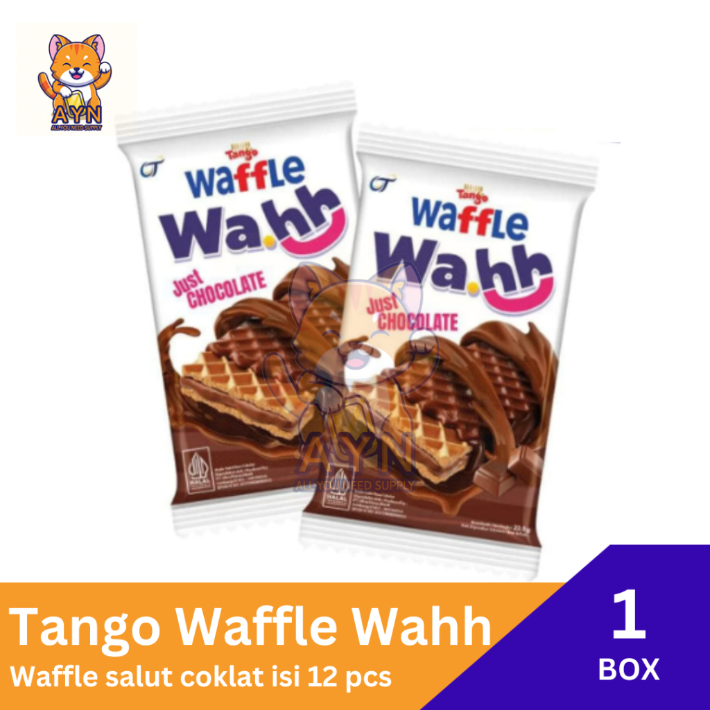 

Tango Waffle Waah Salut Coklat [ 1 box isi 12 pcs ]