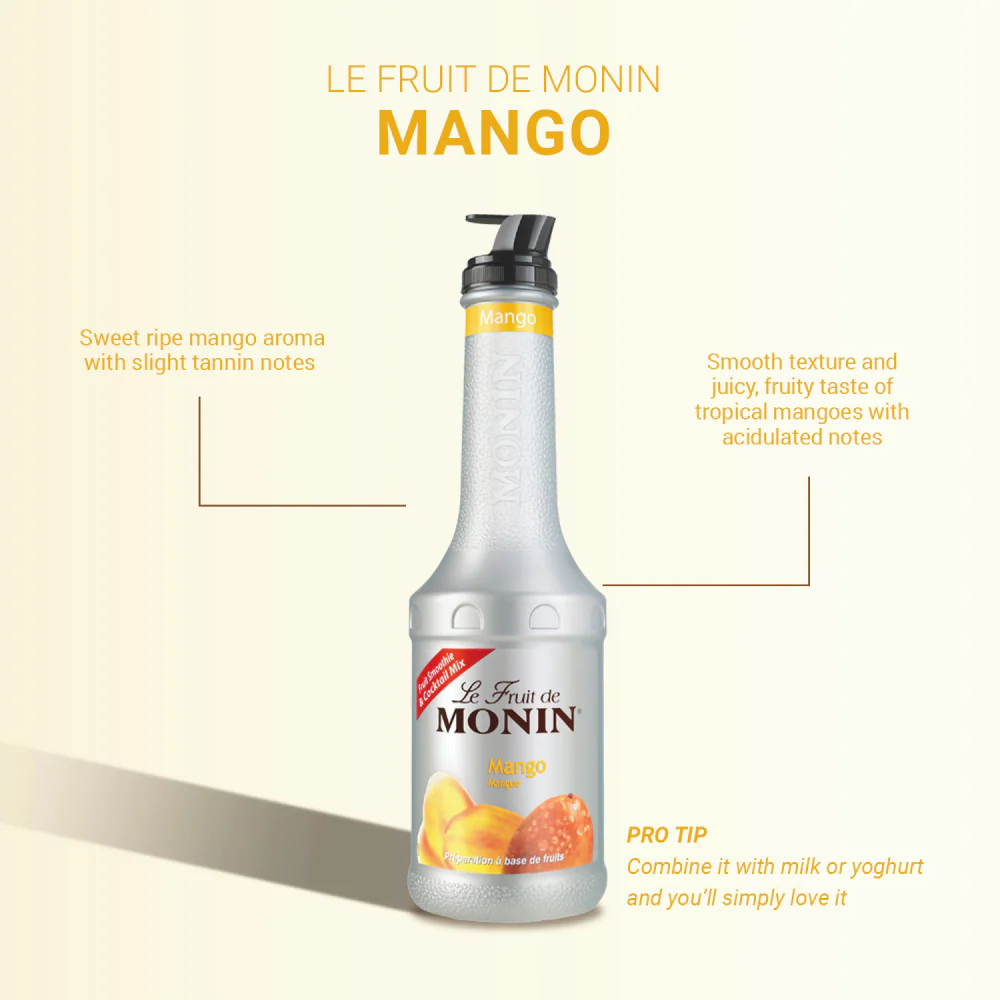 

Monin Puree Fruit Mix Mango 1 L