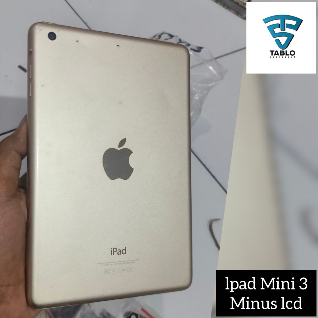 Ipad mini 3 a1599 hidup minus lcd rusak
