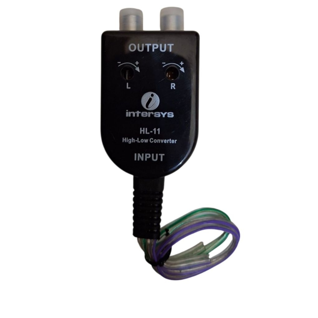 Converter intersys HL-11 hi to low intersys adaptor rca intersys