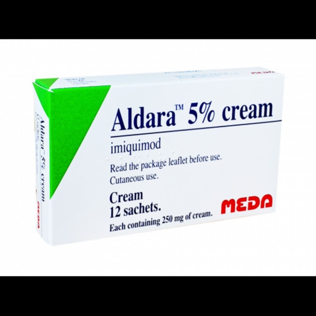 Aldara 5 % Cream imiquimod isi 12 sachets @250mg/sachet