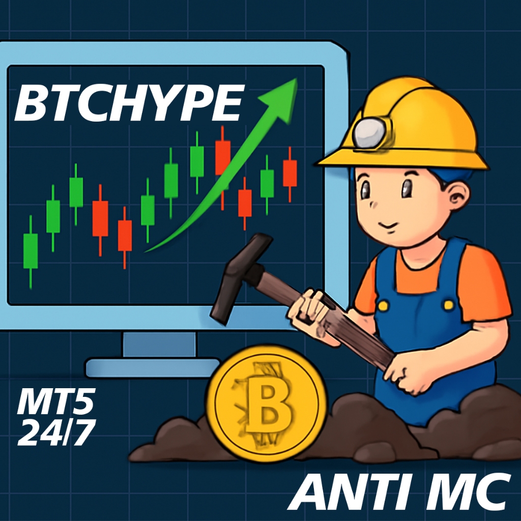 BTCHYPE EA Expert Advisor untuk Metatrader 5 - 20% profit harian anti MC. TERUJI