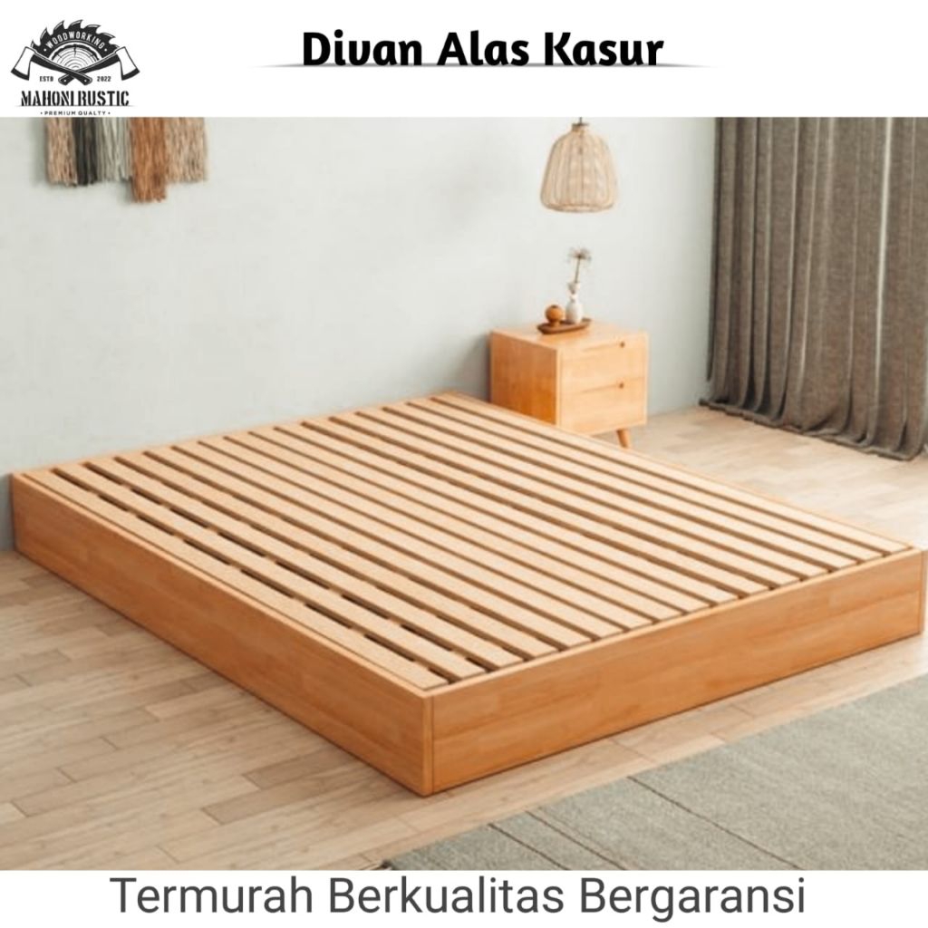 Divan kayu minimalis divan ranjang tempat tidur divan kayu