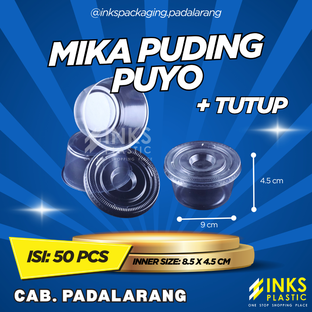 MIKA PUDING PUYO + TUTUP