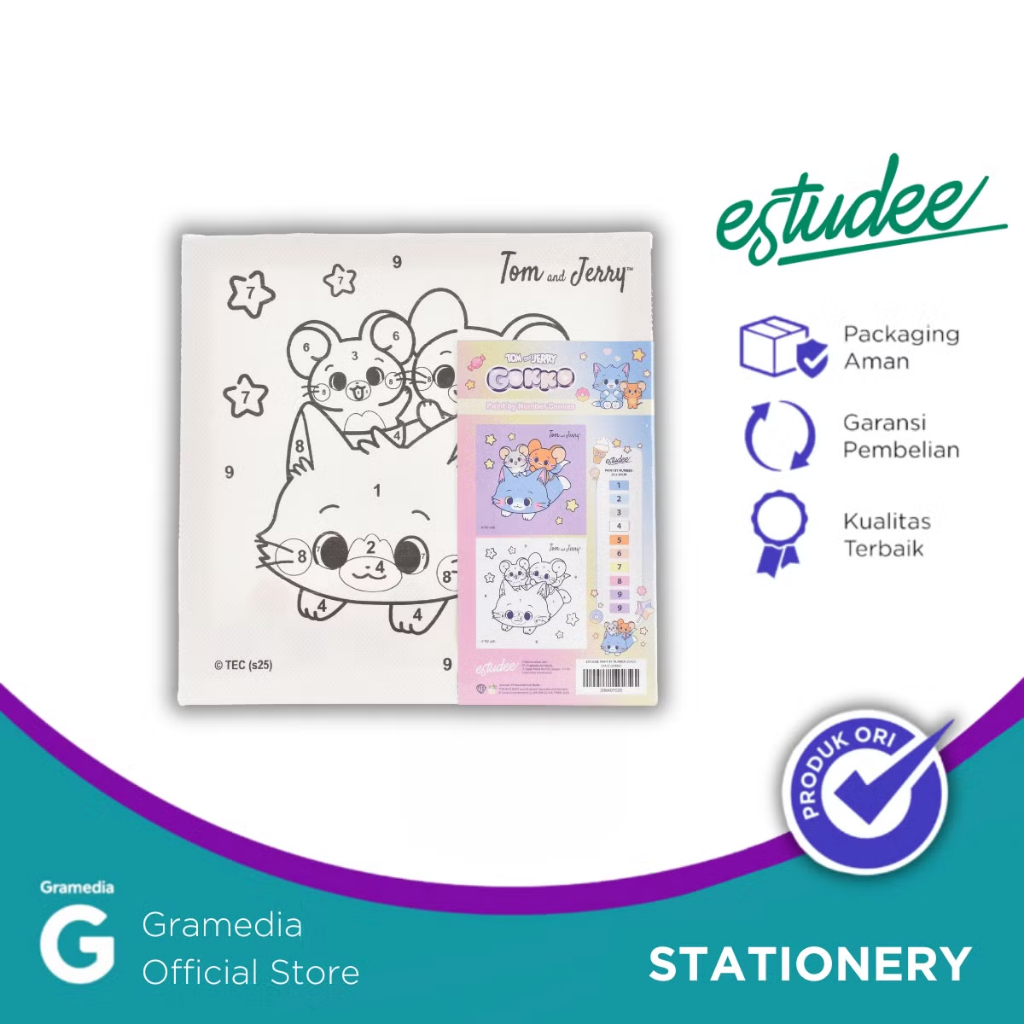 

Gramedia Tunjungan : Estudee Paint by Number 20x20 Stars Gokko