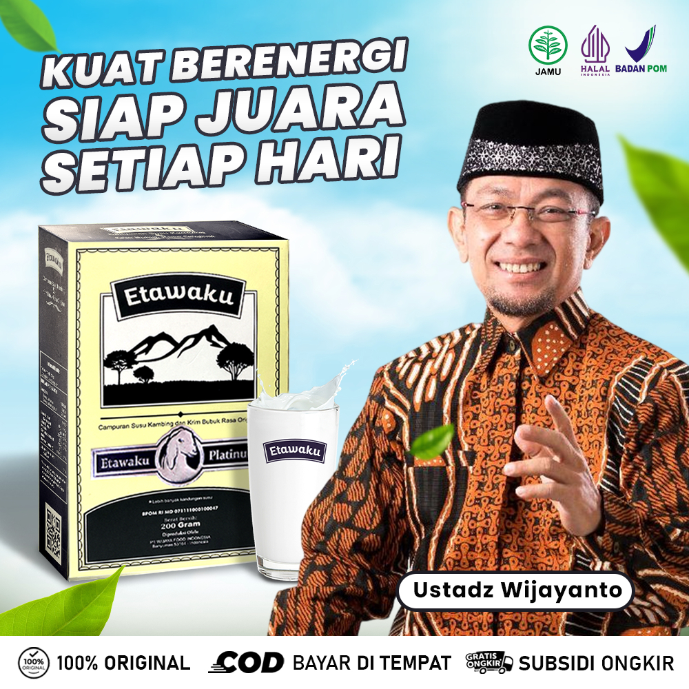 

ETAWAKU Platinum Susu Kambing Solusi Sesak Nafas Nyeri Dada Pernafasan Asma Bronkhitis ORIGINAL