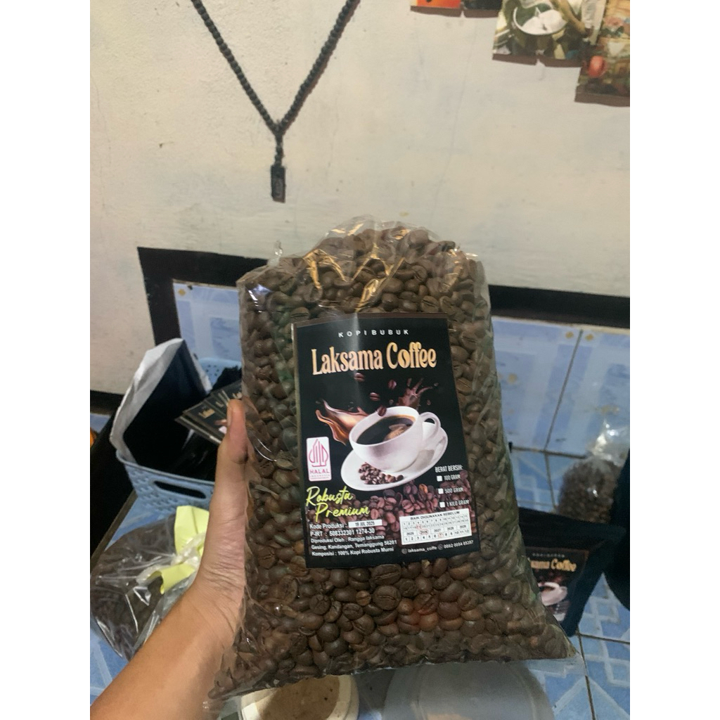 

biji kopi robusta asli Temanggung roaster 1kg