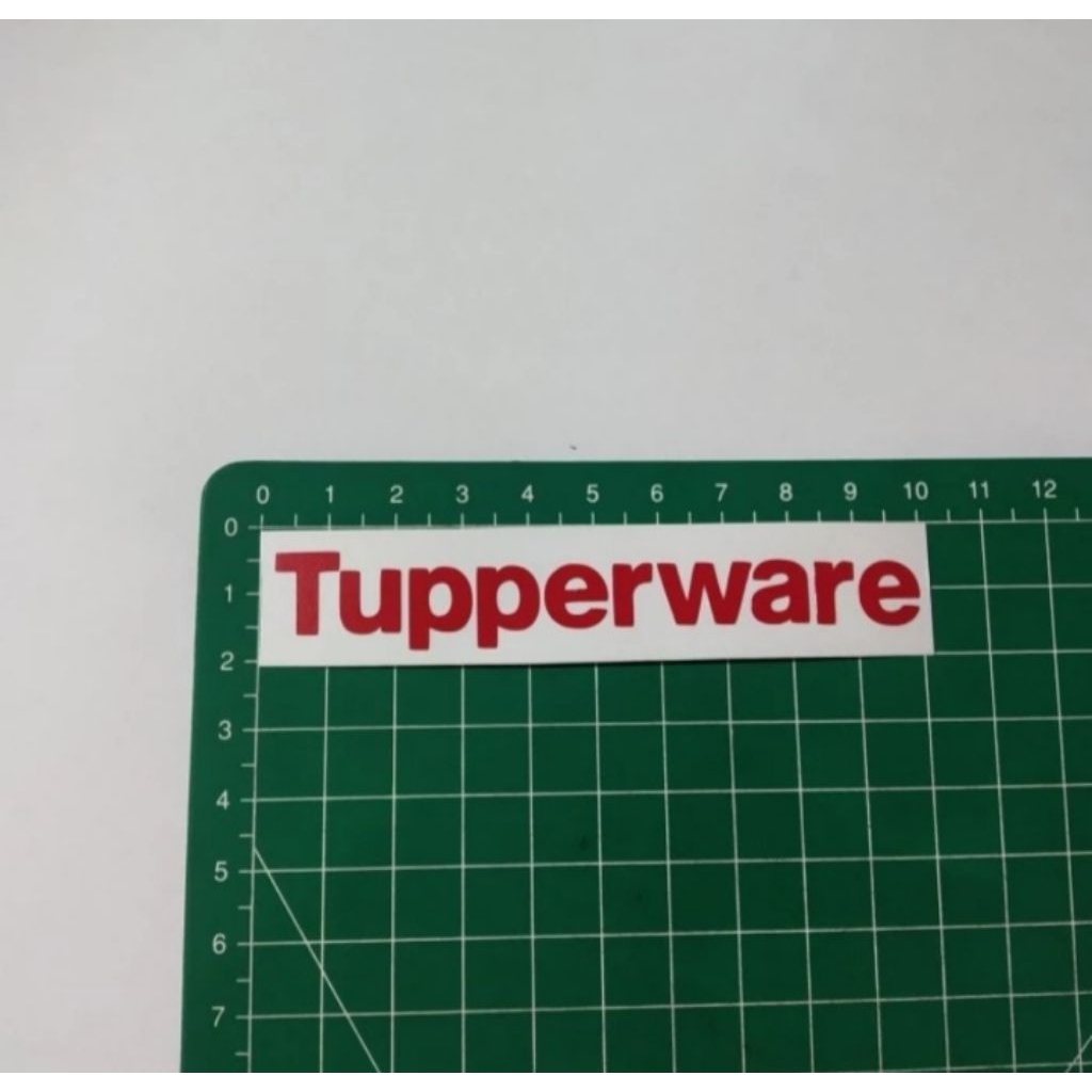 

stiker cutting tupperware
