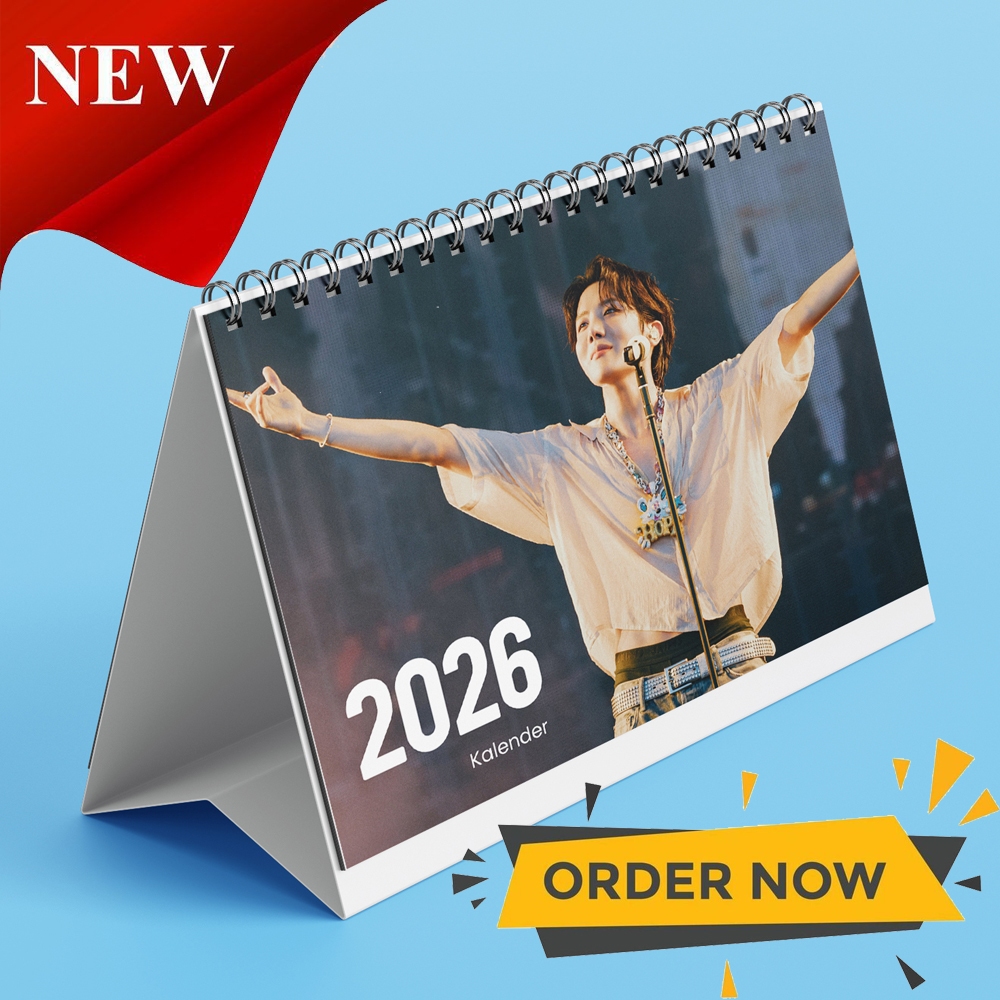 

A&M Kalender J-HOPE BTS Kalender Meja Kalender 2026 Kalender K-POP