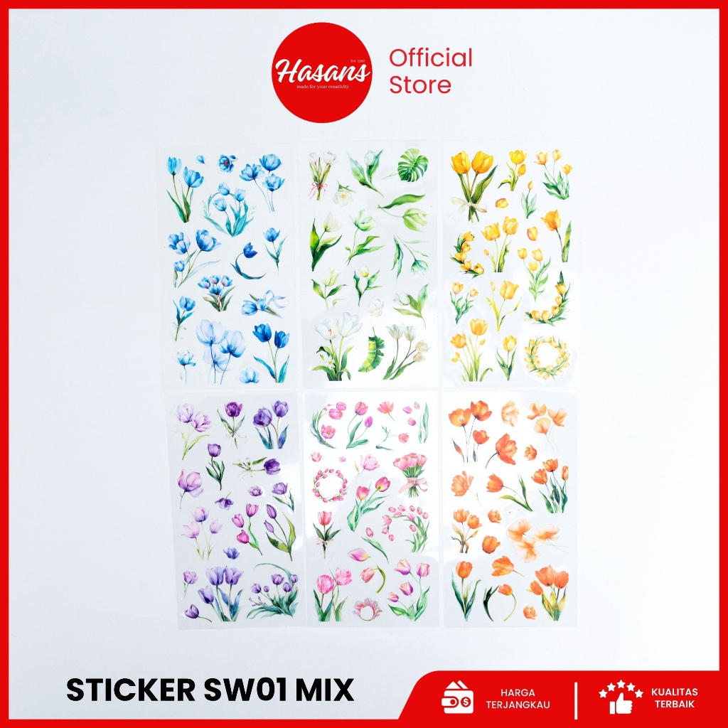 

Sticker Bunga Journal Dekorasi FLOWER /Stiker Buku Bunga Untuk Journaling/Flower Series Sticker Pack DIY Journaling Scrapbook Diary Aesthetic Stiker/Stiker Flower/ Sticker Butterfly / Sticker SW