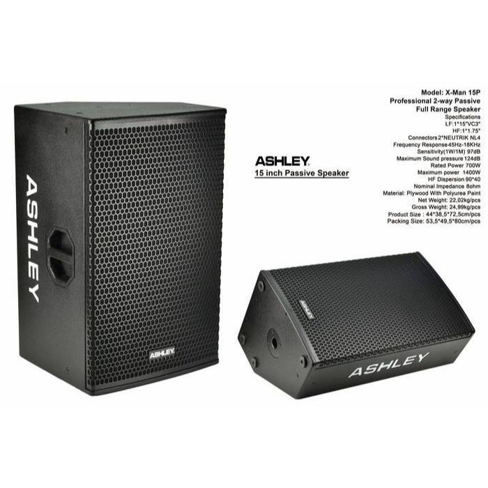 X-MAN15P SPEAKER PASIF 15 INCH ASHLEY ORIGINAL / SPEAKER PASIF 15 INCH / XMAN15P / XMAN 15P ASHLEY