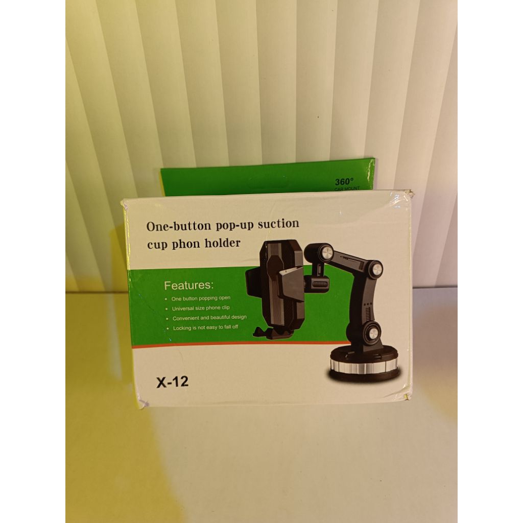 [Preloved] Holder HP Mobil Superkuat HD61 - Suctionpad Kuat, Adjustable, Anti Getar