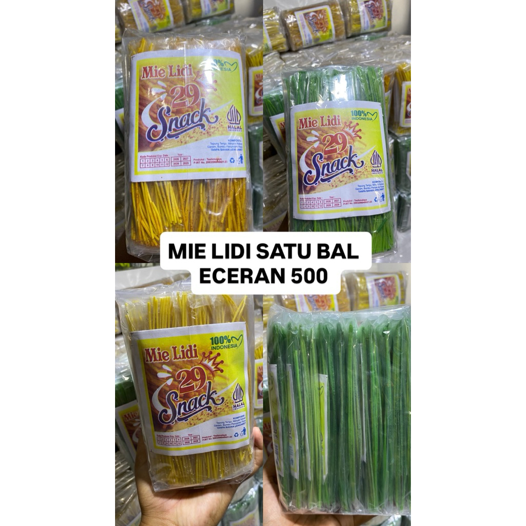

MIE LIDI SATU BAL ECERAN 500