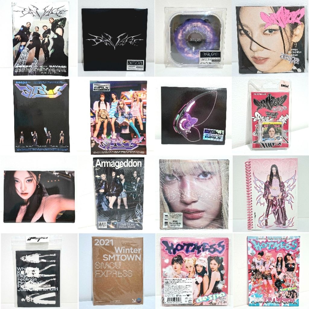 Aespa Album Only | Savage Hallucination Quest Synk Dive P.O.S Girls Kwangya Real World E.D Hacker My