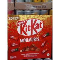 

Coklat Kitkat Miniatures isi 20 / Kit Kat Coklat Miniatures KL / Coklat Kit Kat Original KL