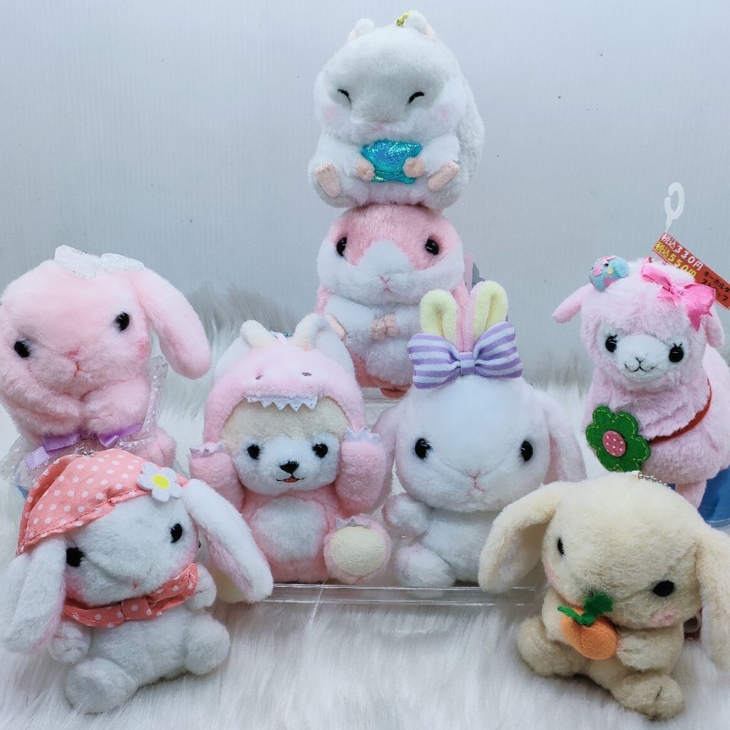 Gantungan Kunci/Tas Keychain Amuse Loppy,Hamster, Alpaca