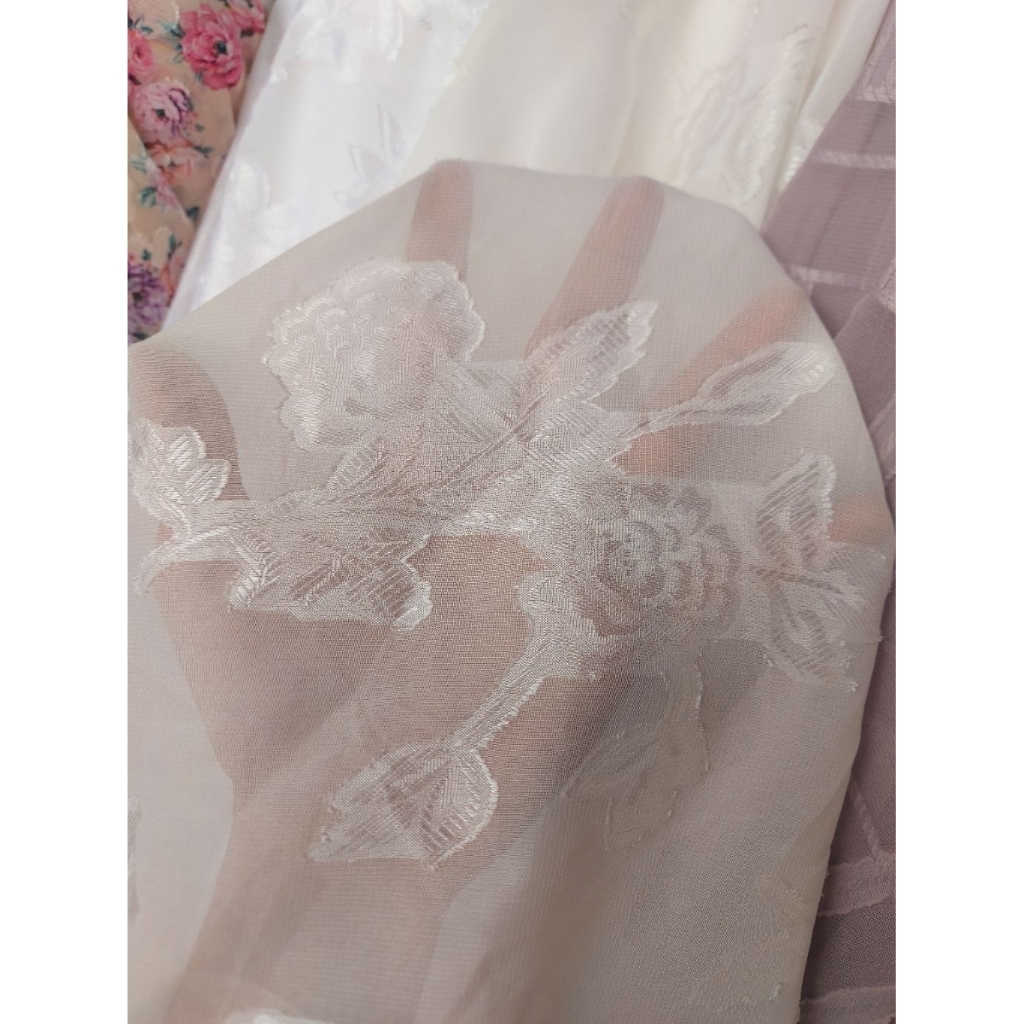 kain sifon motif timbul  - kain sifon jaguar - kain sifon jaguar meteran- sifon jaguar Super (BW) ty