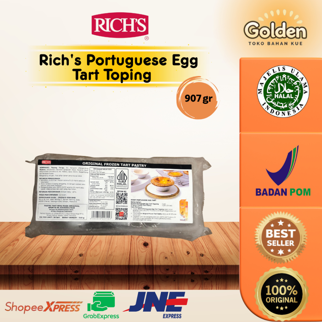 

Rich's Portuguese Egg Tart Toping 907 gr