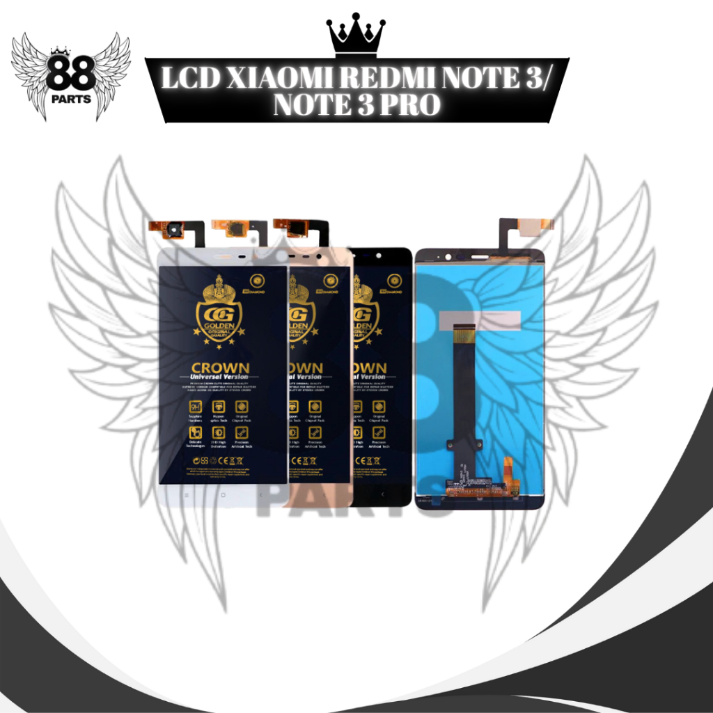 LCD TOUCHSCREEN XIAOMI REDMI NOTE 3 / NOTE 3 PRO FULL SET / LCD COMPLETE ORIGINAL LCD