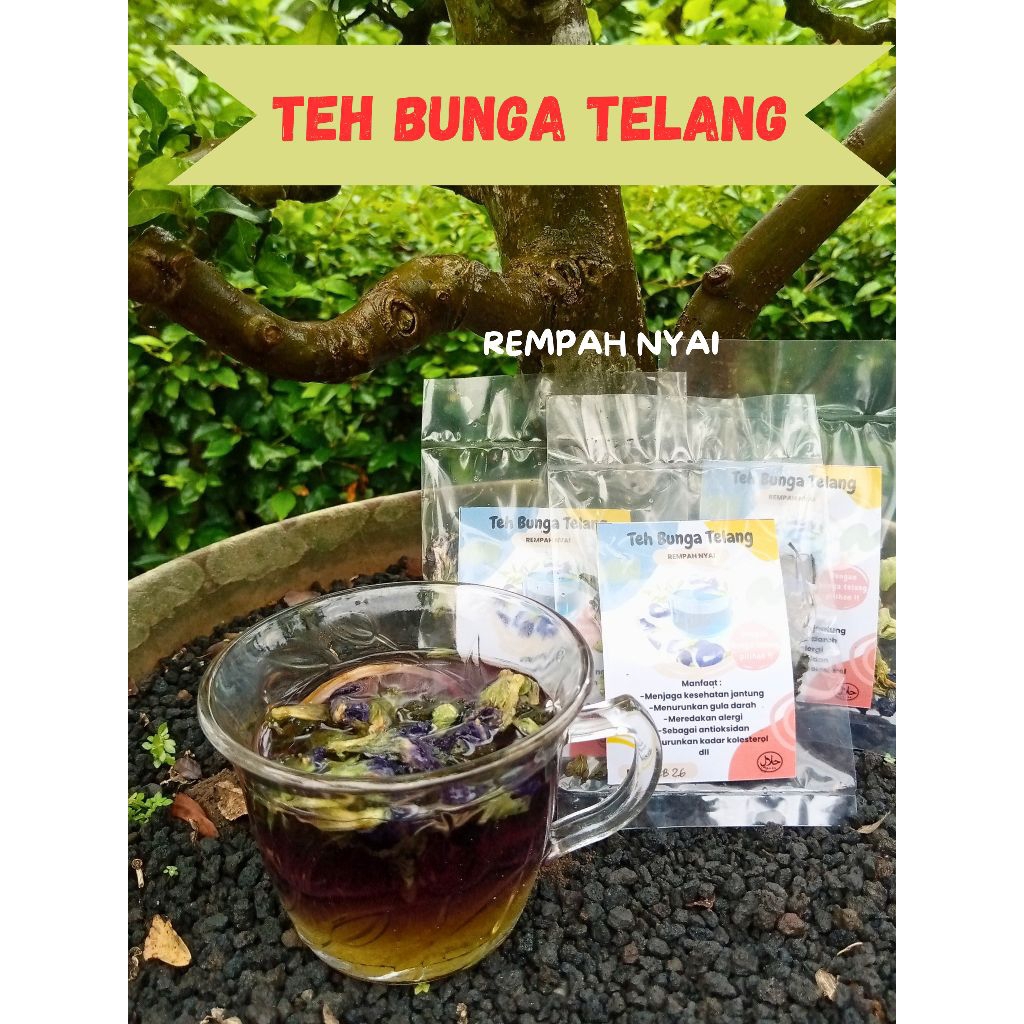 

Butterfly Pea Tea | Teh Bunga | Teh Herbal Kesehatan