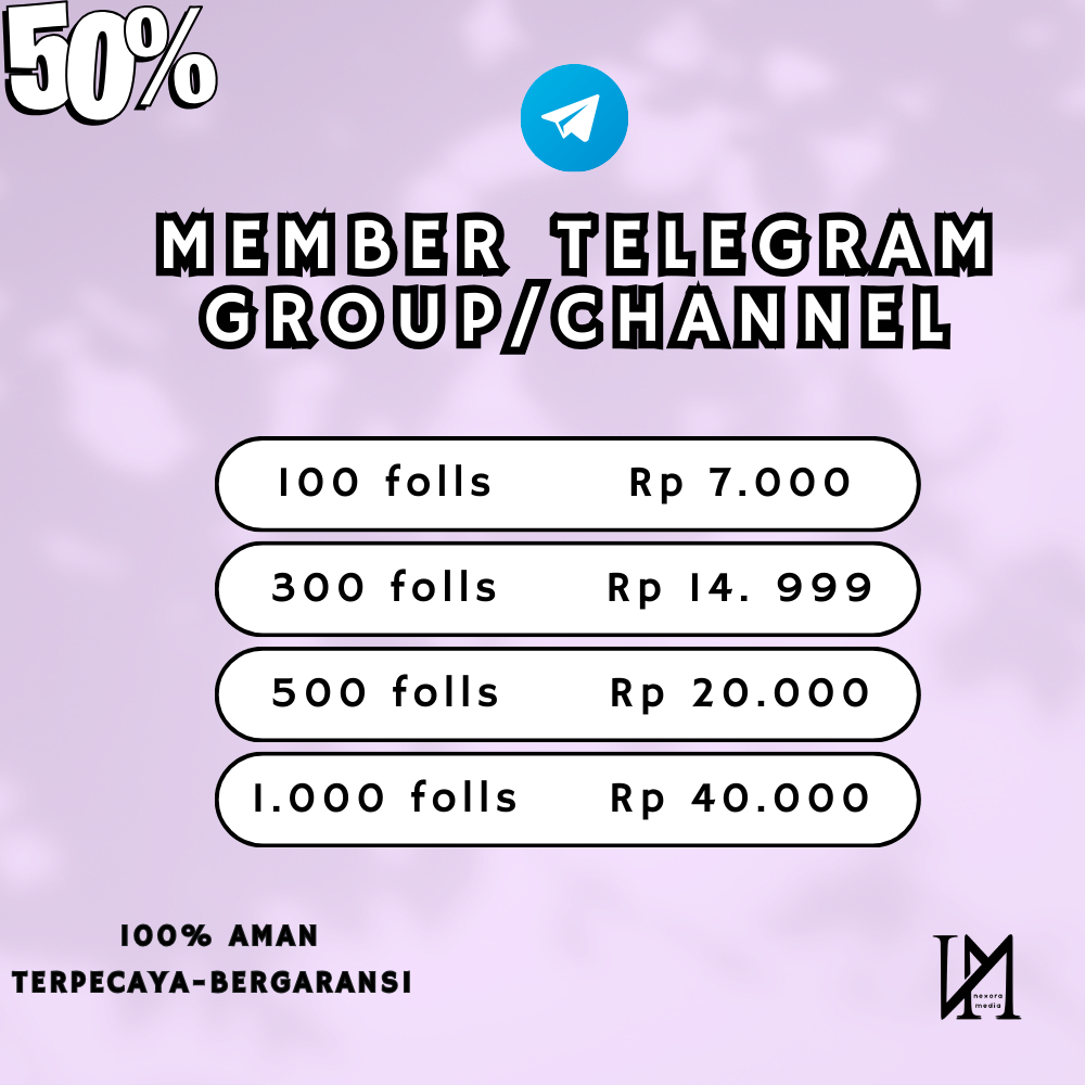 Follower Telegram Member Telegram Group dan Channel Terbaik Terpercaya Bergaransi