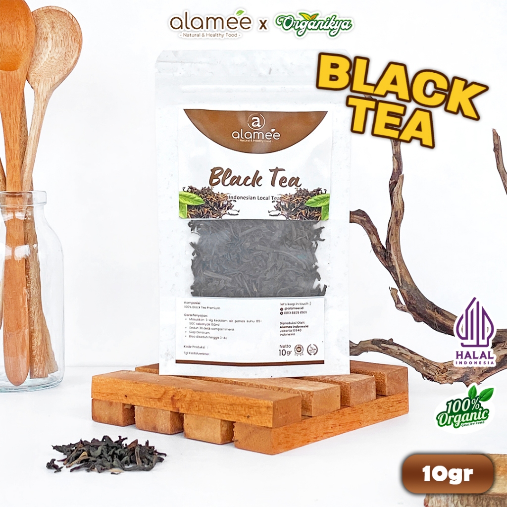 

Black Tea Teh Organic Bunga Kering Hitam Dried Alami Organik Herbal 10gr organikya