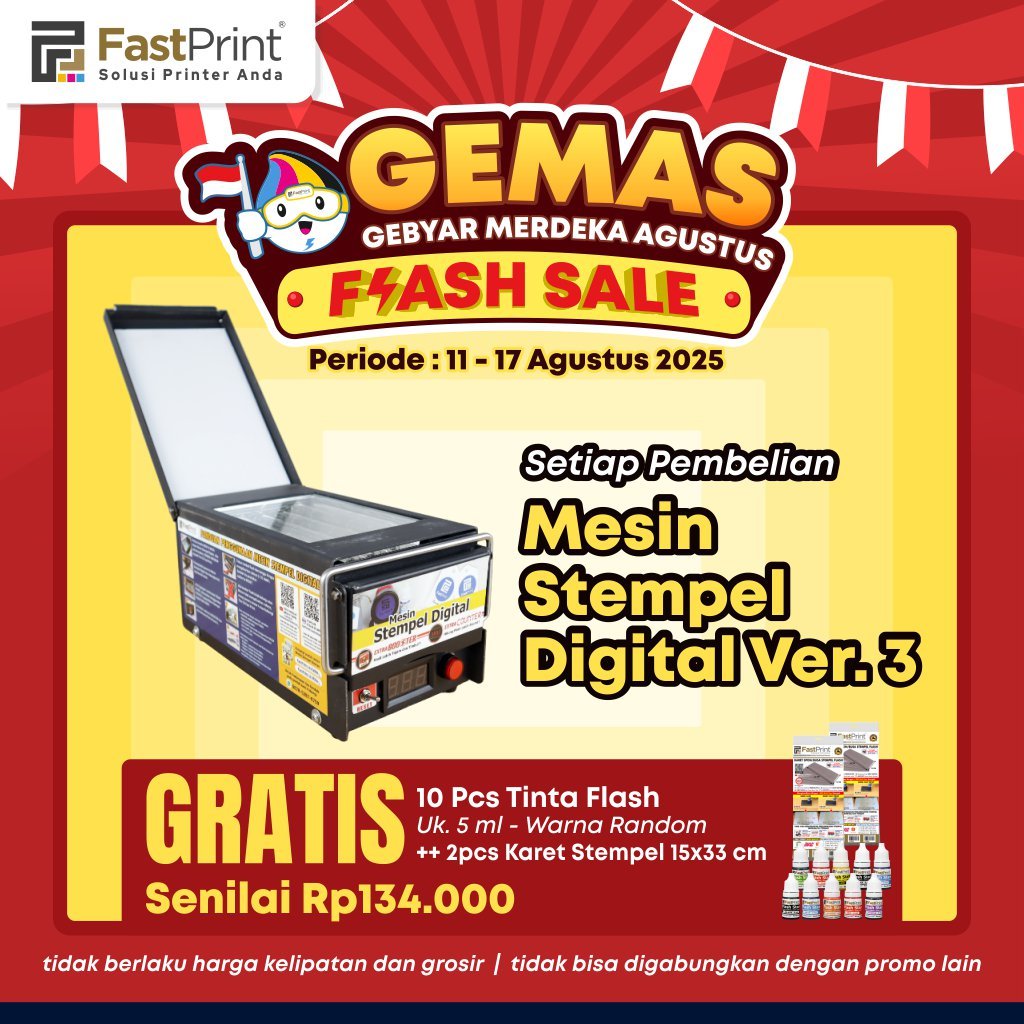 

Mesin Stempel Flash Digital Extra Booster