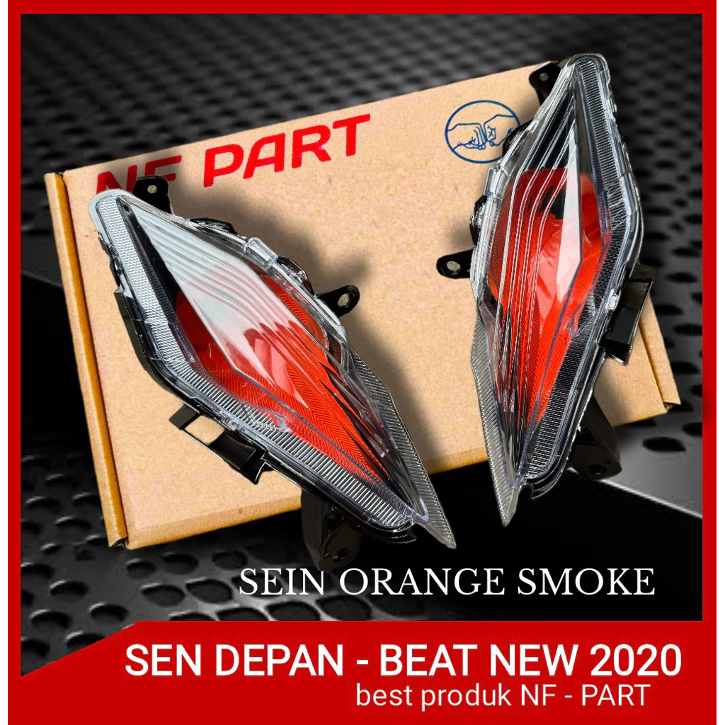 lampu sen beat delux smoke / lampu sen oren beat variasi / lampu sen smoke beat modifikasi / lampu s