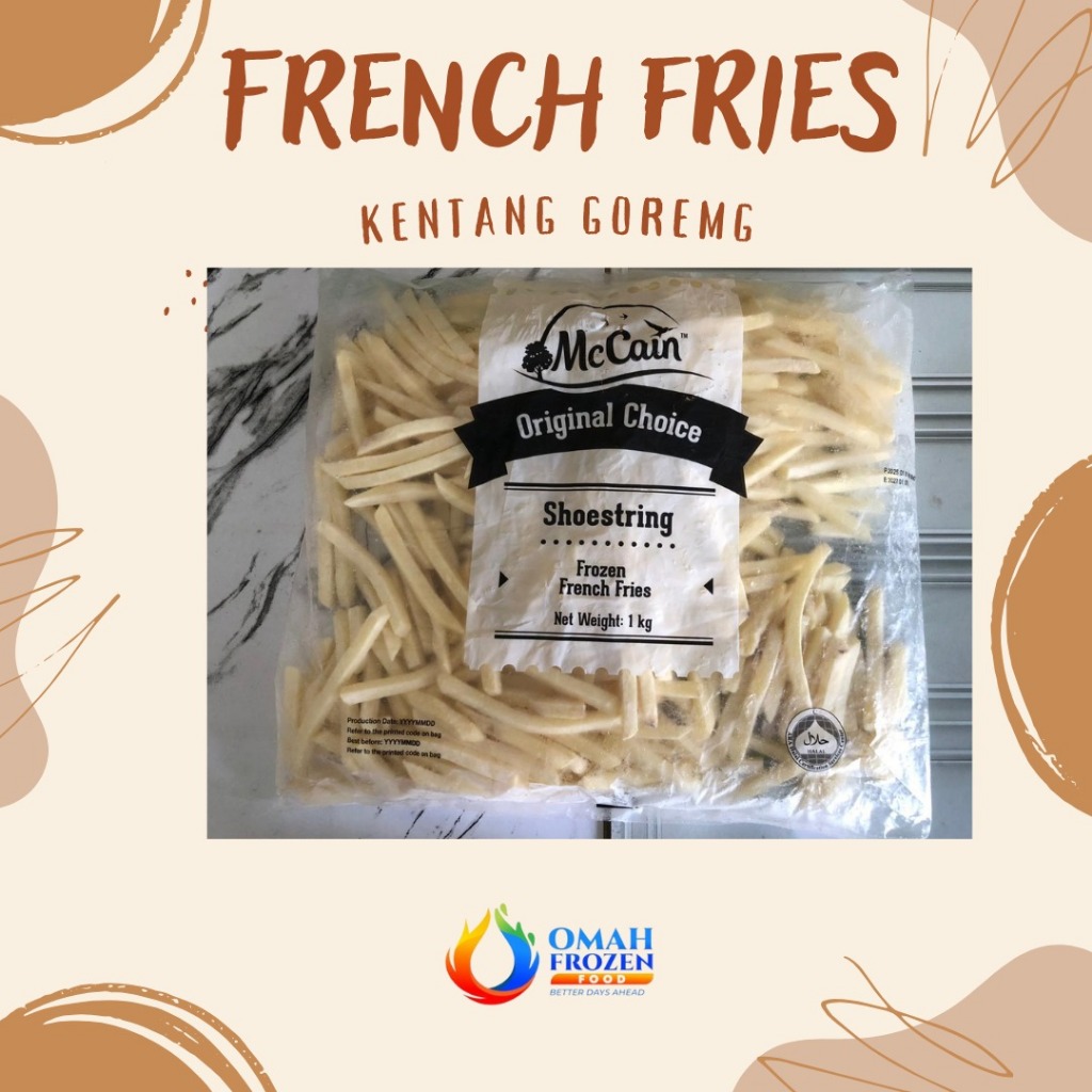 

McCain Mc Cain Shoestring Kentang Goreng 1kg (KHUSUS INSTANT)