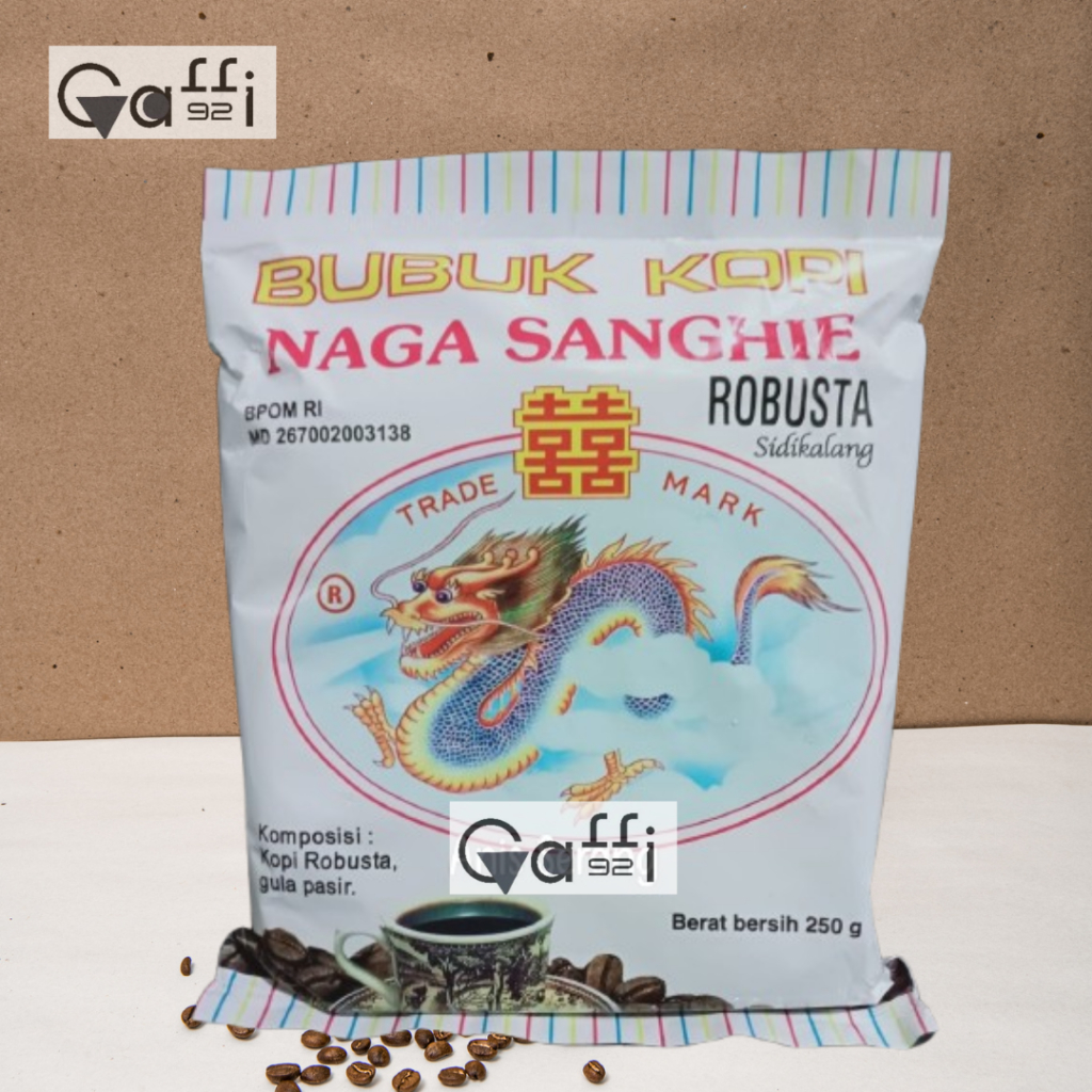 

Bubuk Kopi Naga Sanghie Kopi Sidakalang Kopi Robussta 250 g