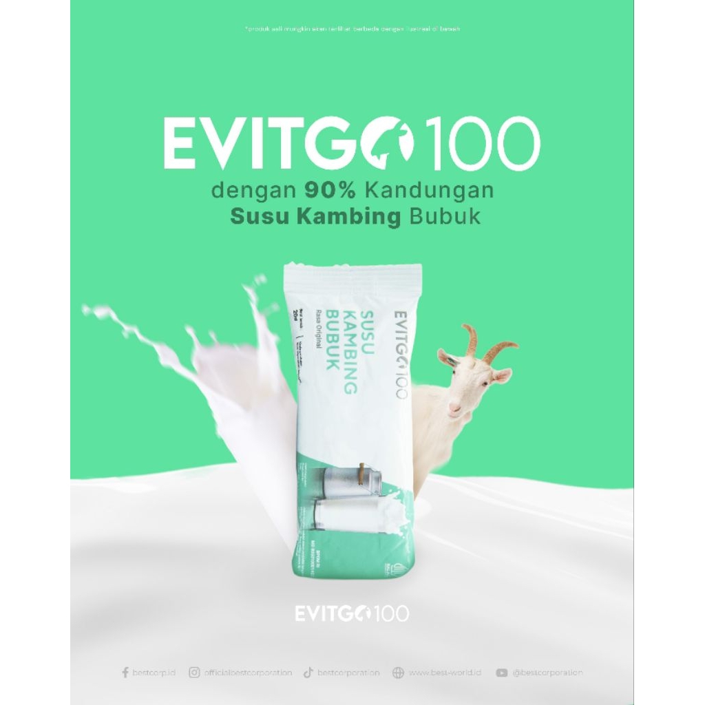

EVITGO 100 ORIGINAL Susu Kambing Etawa Organik
