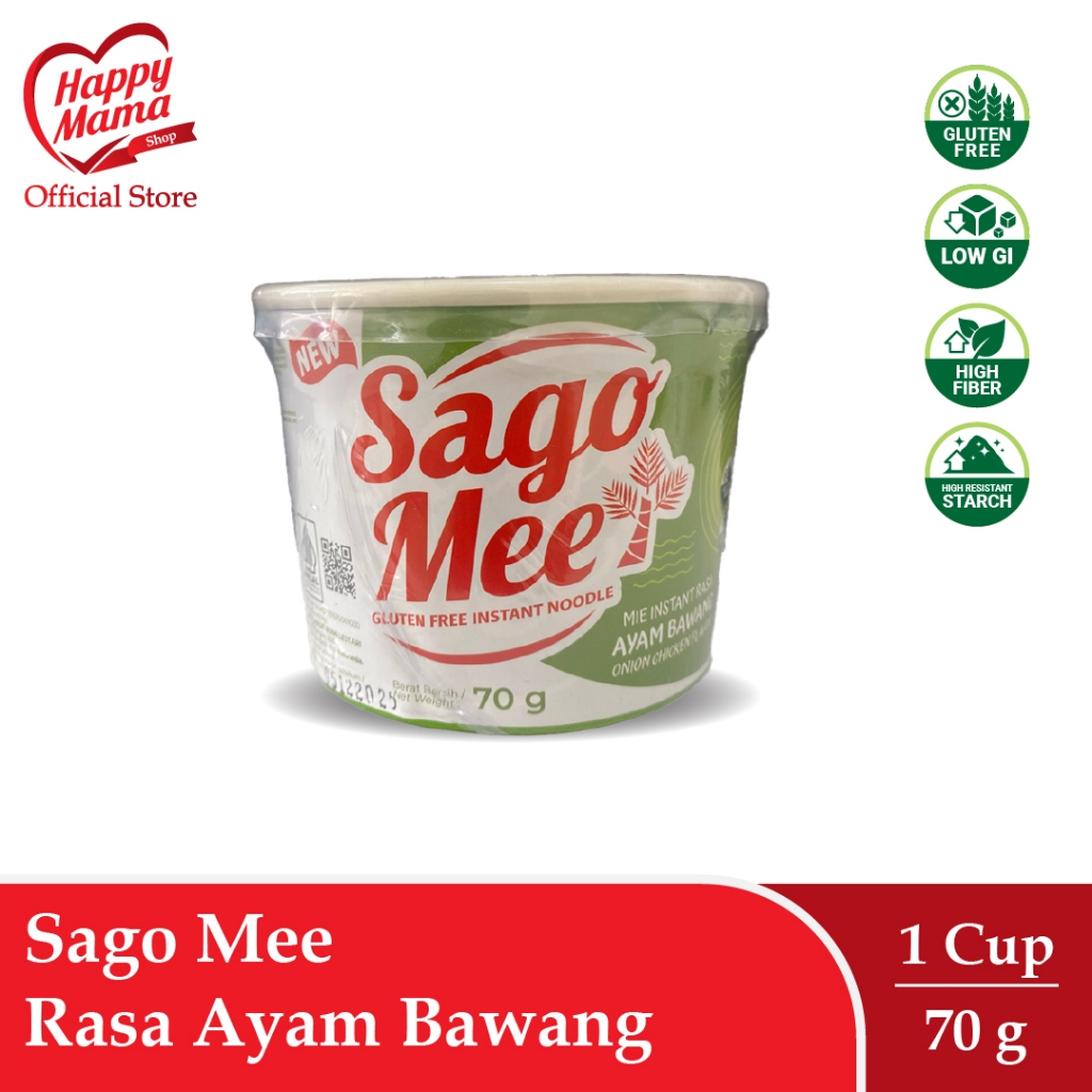 

Sago Mee Mie Instan Gluten Free Ayam Bawang 70g