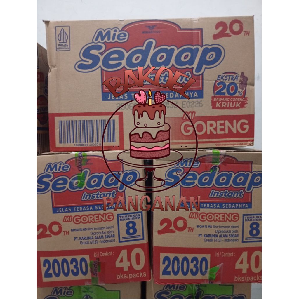 

SEDAAP GORENG 1DUS ISI 40PCS