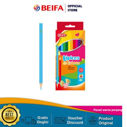 

Beifa Pensil Warna MK1 – Pensil Warna Kualitas Premium Hexagonal Grip, Warna Cerah