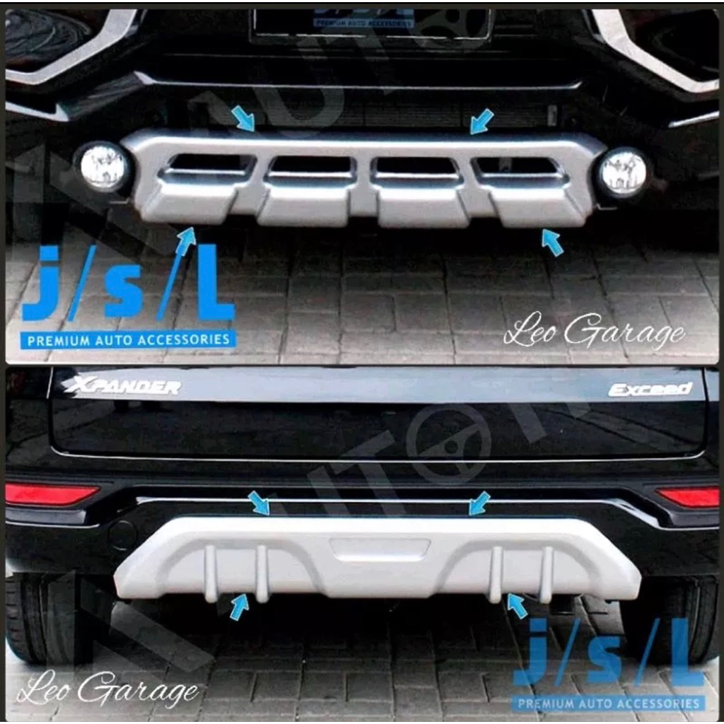 ALL NEW XPANDER 2017 2018 2019 2020 2021 PAKET GARNISH DEPAN BELAKANG BAWAH BUMPER LOWER HEAD REAR T